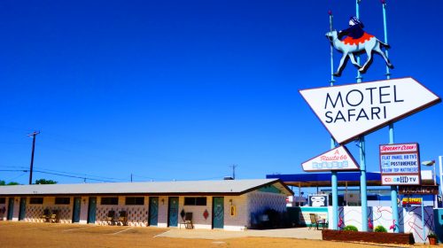 Route 66 İkonik Oteli Motel Safari