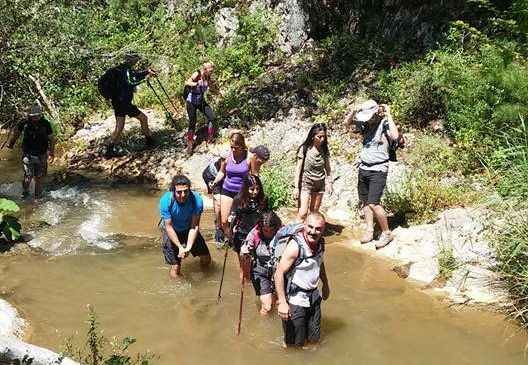 Sansarak Kanyonu dere geçişi