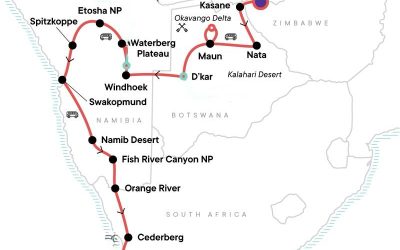 Afrika Seyahati: Botswana, Namibya, Zimbabwe ve Güney Afrika Rotası Rehberi